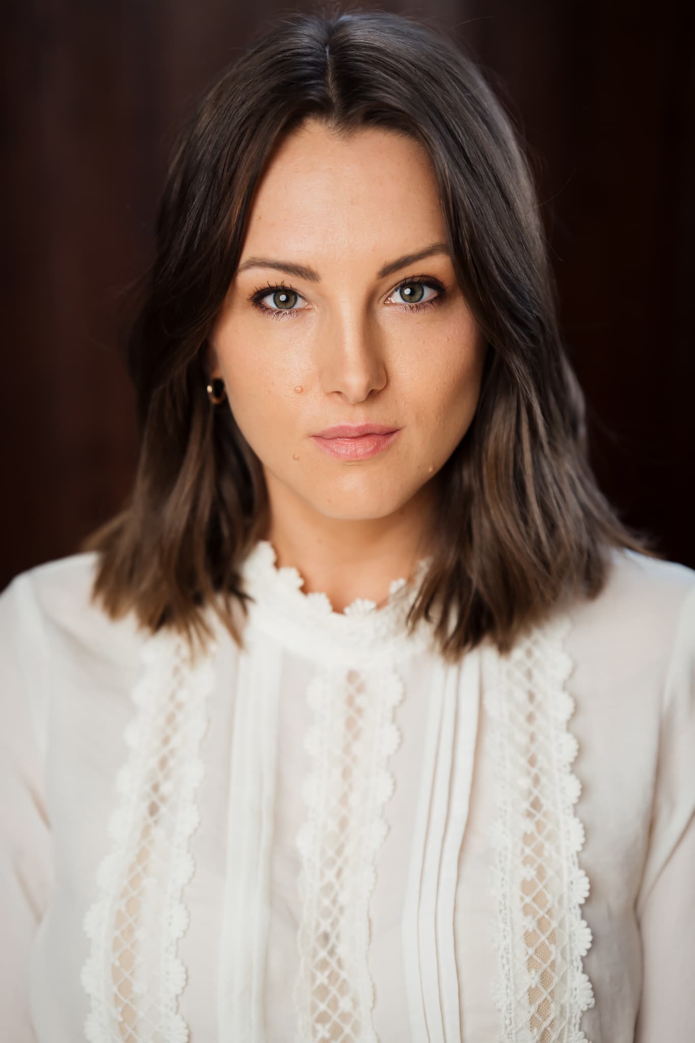 Half face portrait of Emily Coatman